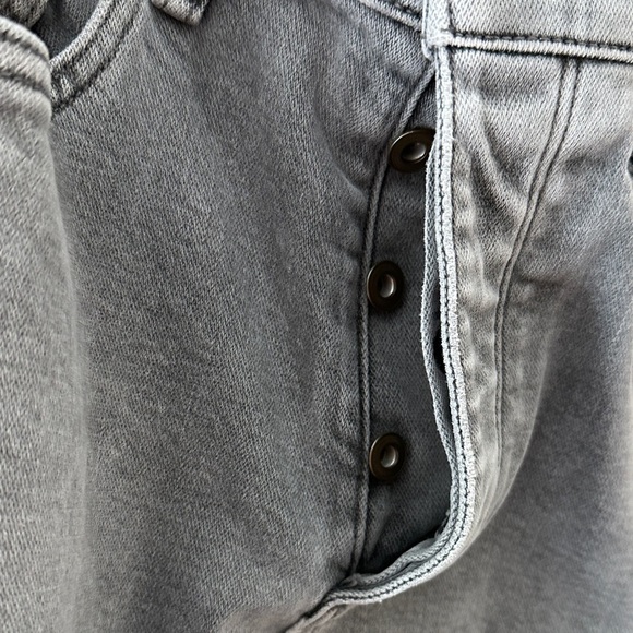Rag & Bone Men's Washed Gray Slim Jeans - Picture 3 of 7